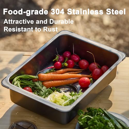 304 Stainless Steel Mini Sink  - Outdoor Camping Sink avis et prix
