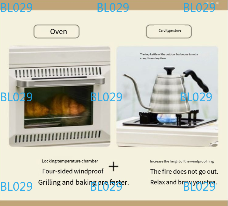 Portable small baking oven Hou - Outdoor Gas Camping Oven avis et prix
