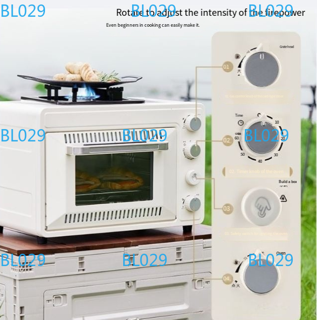 Portable small baking oven Hou - Outdoor Gas Camping Oven avis et prix
