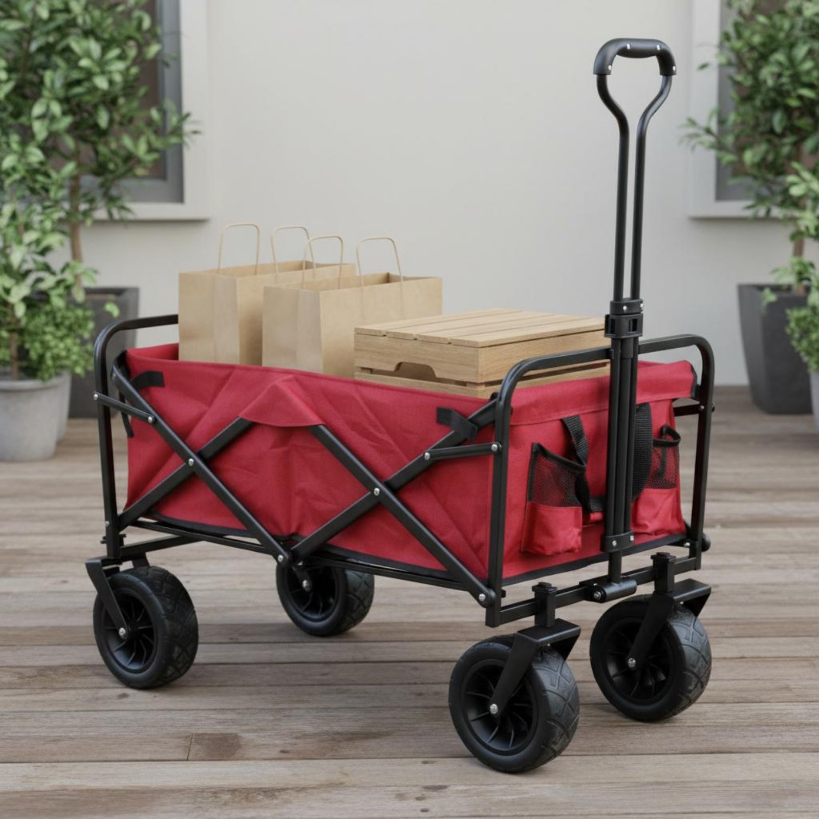 Folding Wagon Foldable Camping - Outdoor Camping Trolley avis et prix