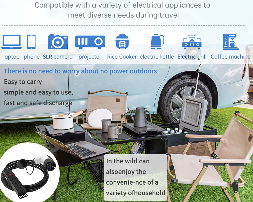 WUFEN Portable Type 2 V2L Cabl - Outdoor Camping Vehicle avis et prix