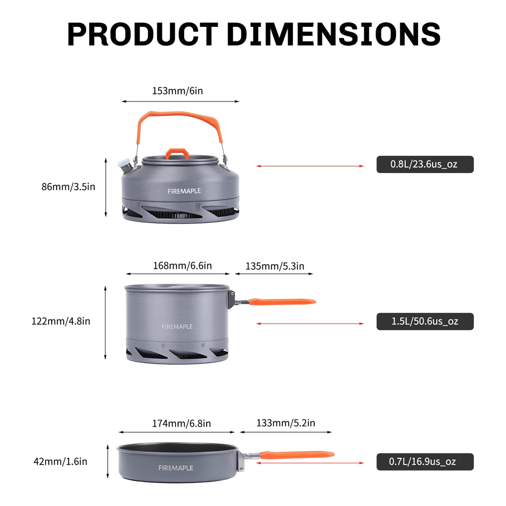 Fire Maple Camping Cookware Ut - Outdoor Camping World avis et prix
