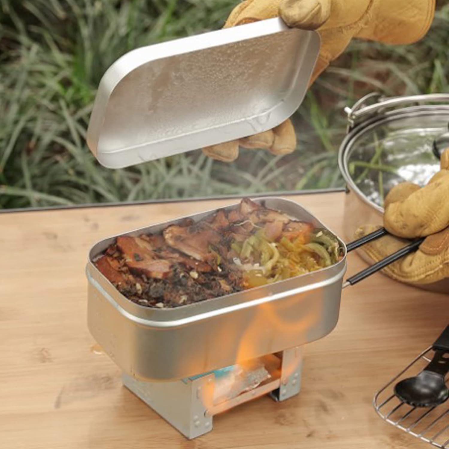 Foldable Bento Box Handle, Lun - Outdoor Camping World avis et prix