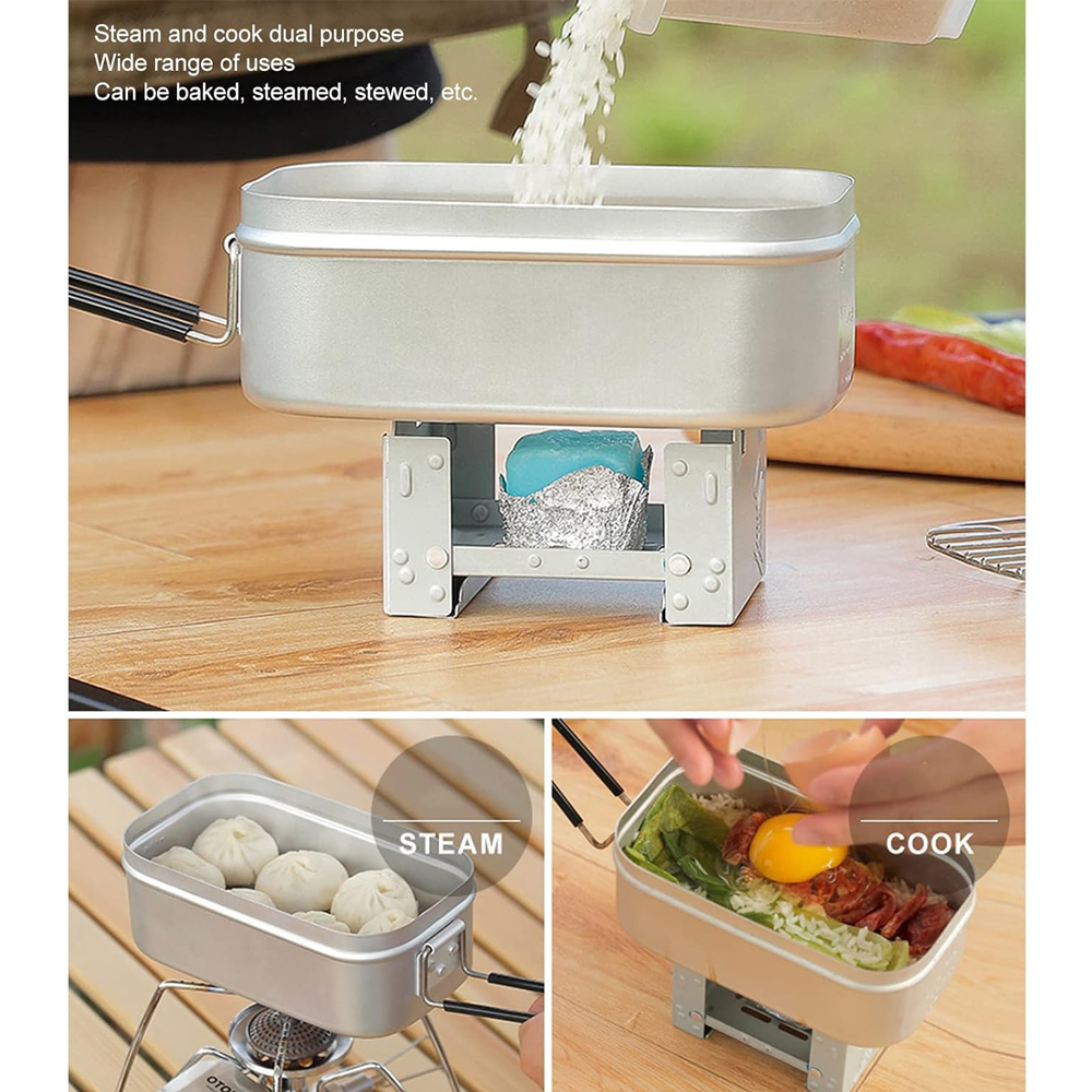 Foldable Bento Box Handle, Lun - Outdoor Camping World avis et prix