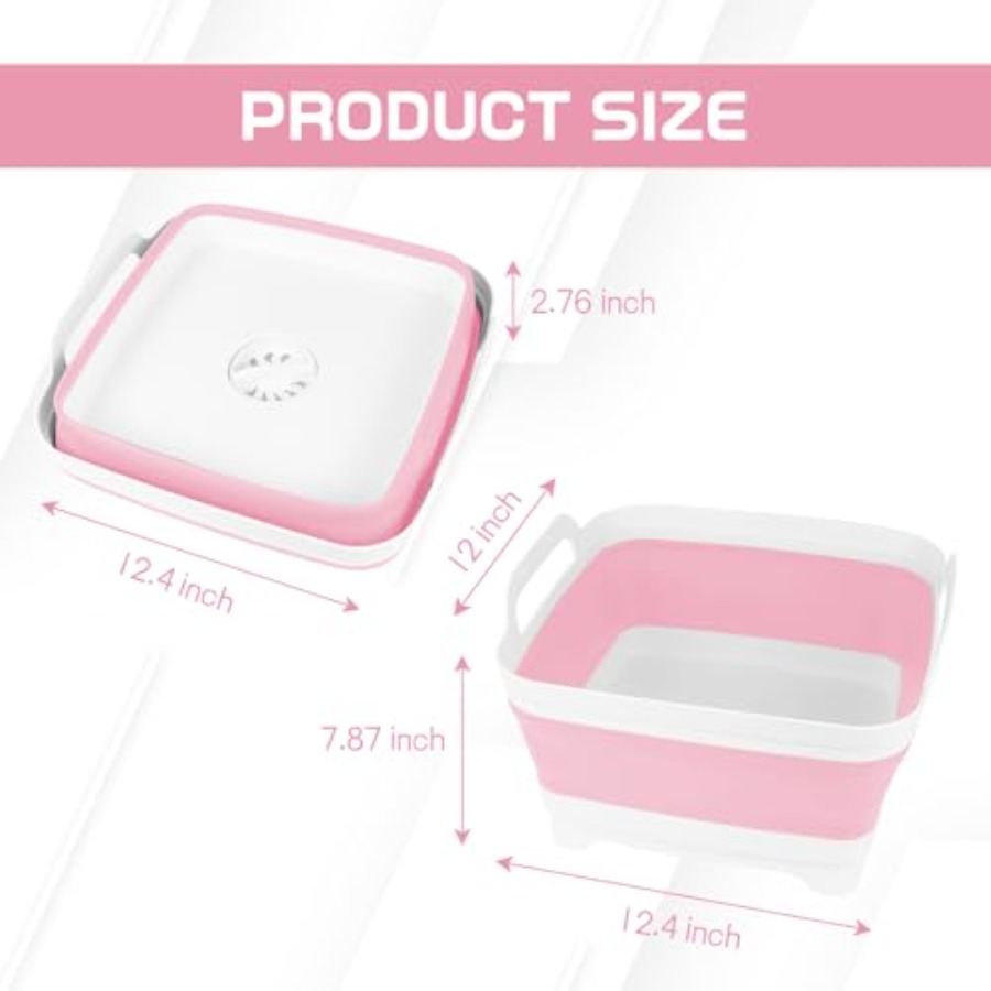 Collapsible Dish Basin with Dr - Outdoor Camping Sink avis et prix