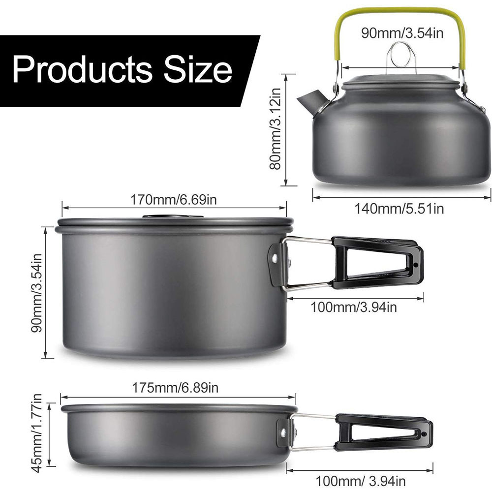 Outdoor camping cookware set m - Outdoor Camping World avis et prix