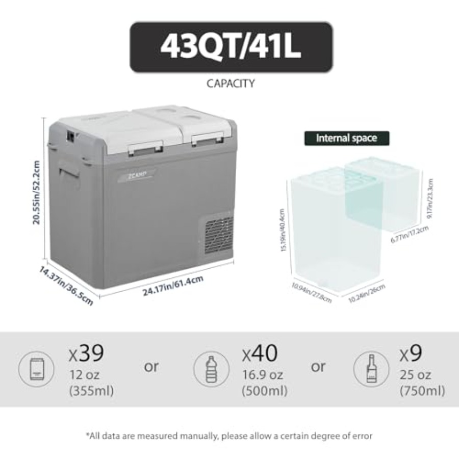 Portable Freezer for Camping,  - Outdoor Camping Zone avis et prix