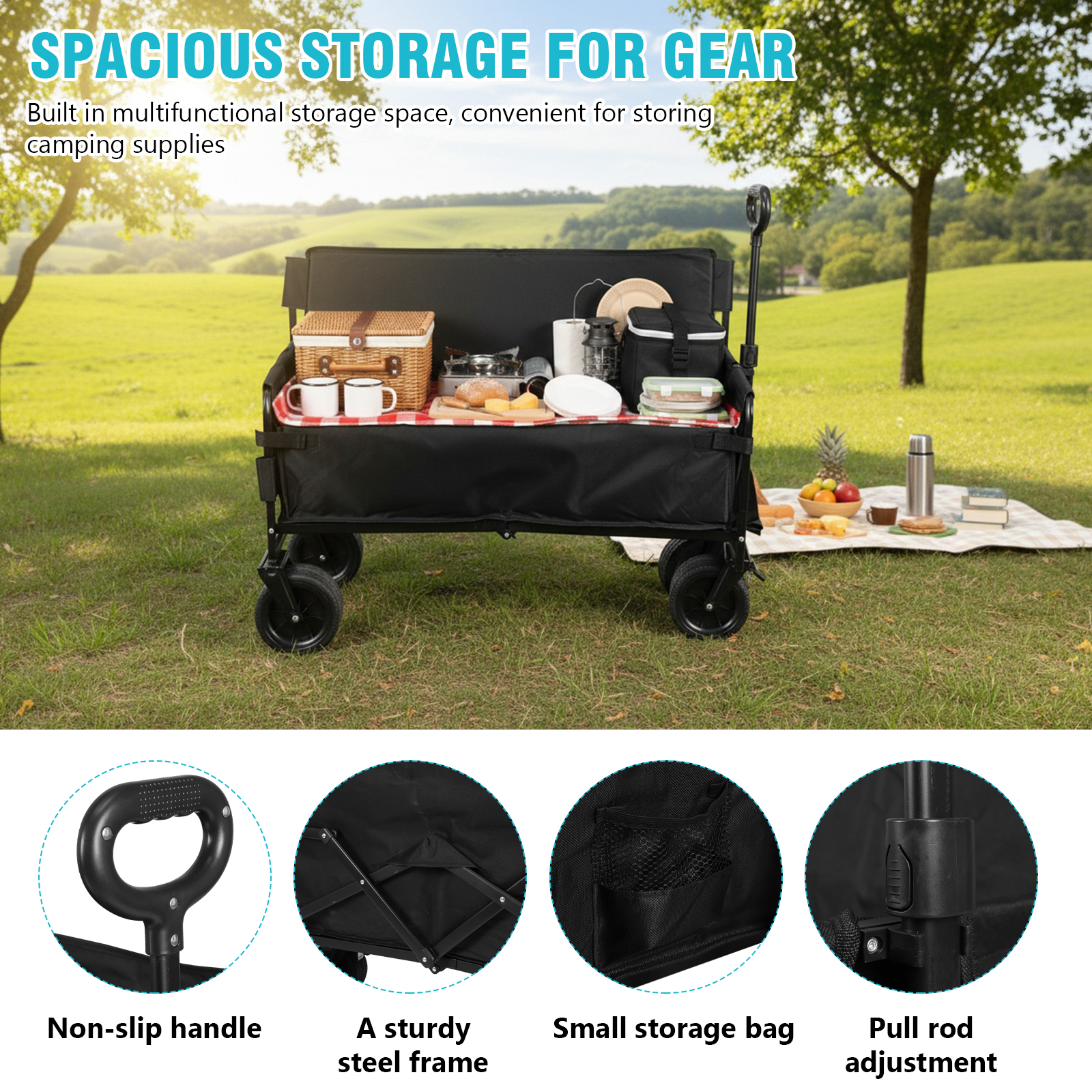 Large Capacity Collapsible Wag - Outdoor Camping Stores avis et prix