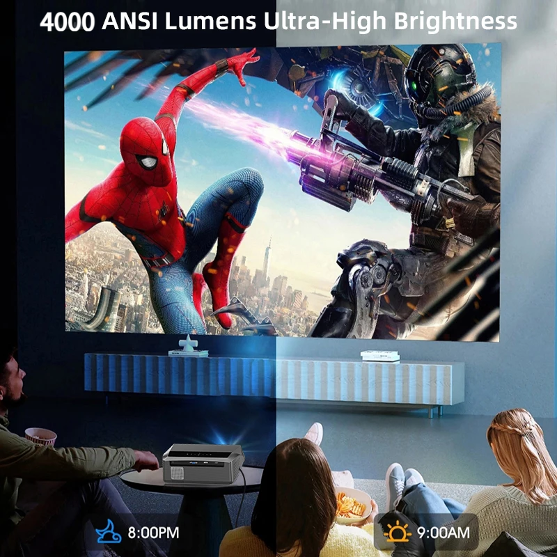 CAIWEI A10Q Projector 4K Full  - Outdoor Camping Tv avis et prix