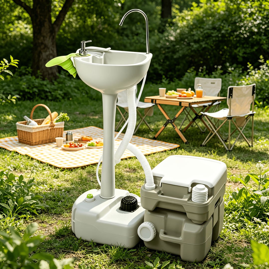 [Durable Portable Wash Basin]  - Outdoor Camping Sink avis et prix