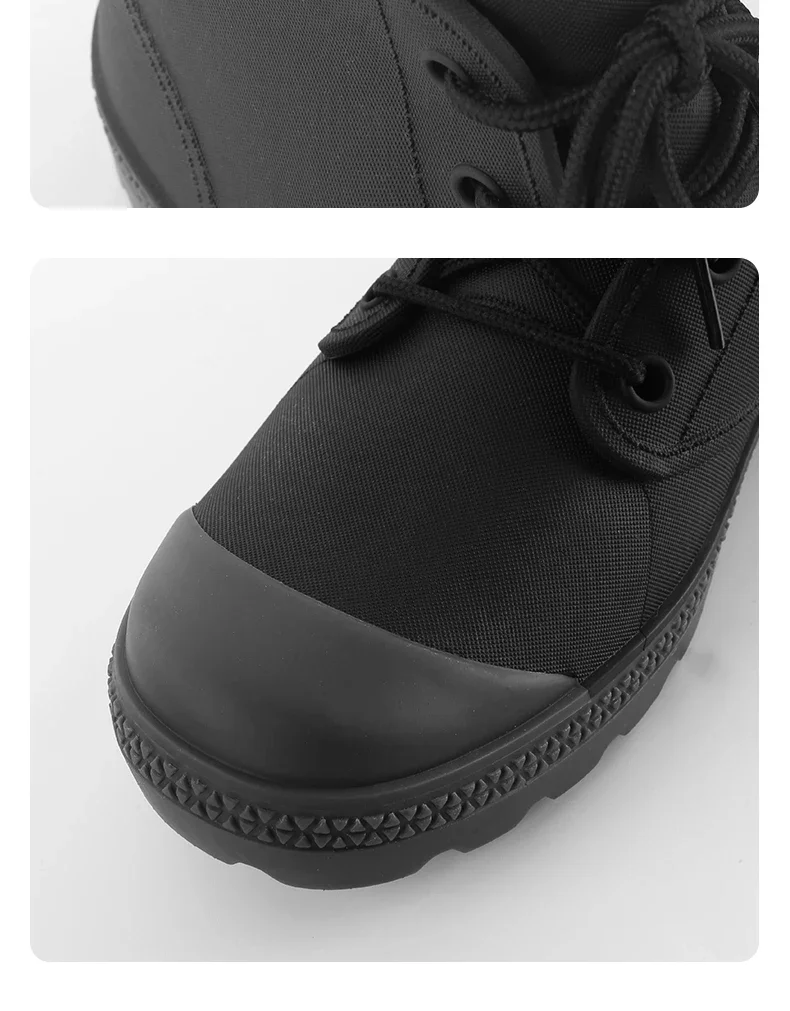 Winter Men Rain Boots Lace-up  - Outdoor Camping In Winter avis et prix