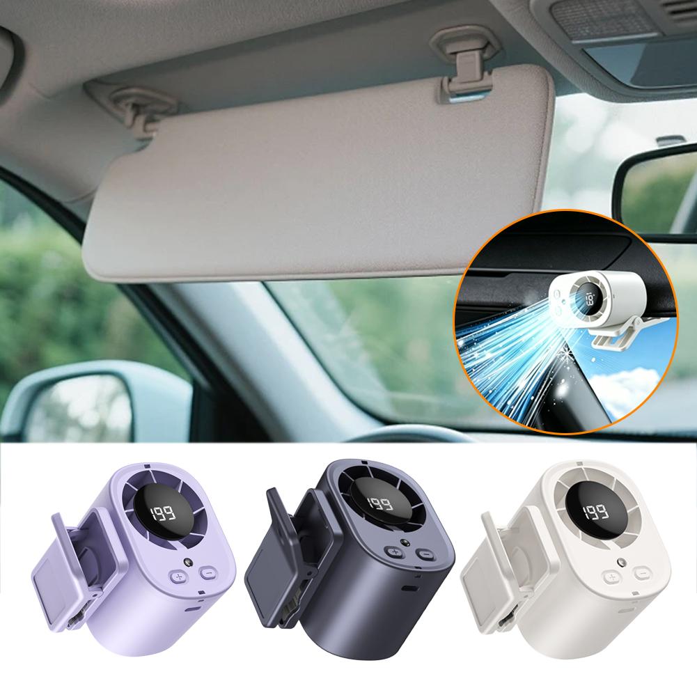 Portable Clip-On Fan with LED  - Outdoor Camping Vehicle avis et prix