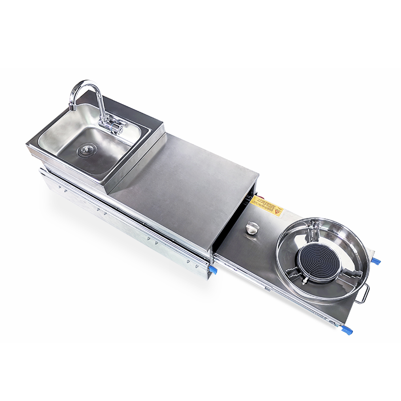 RV Pull Out Sink with Gas Stov - Outdoor Camping Sink avis et prix