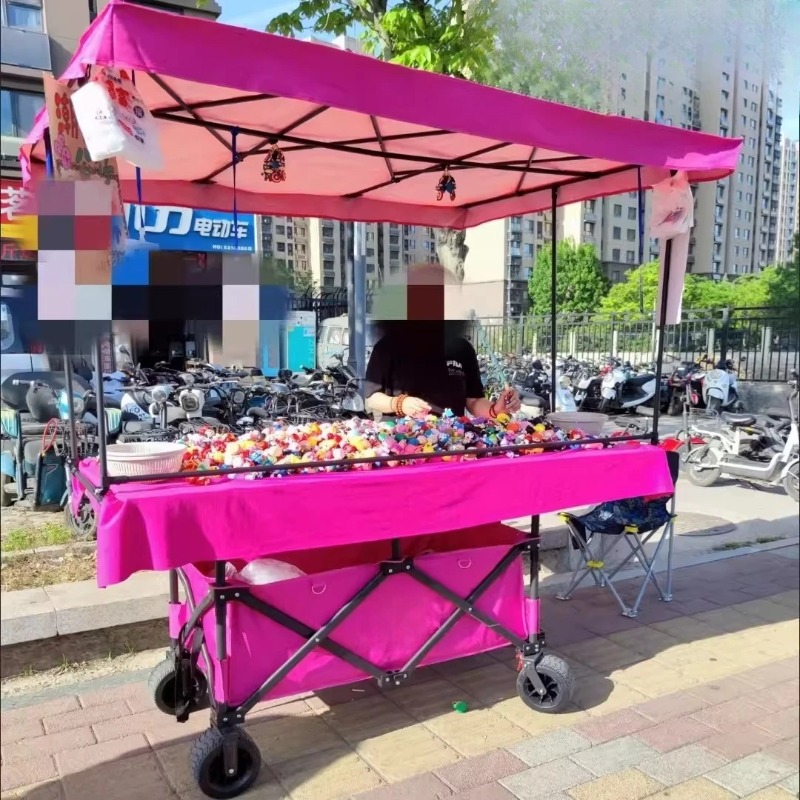 Stall Trolley with Large Table - Outdoor Camping Trolley avis et prix